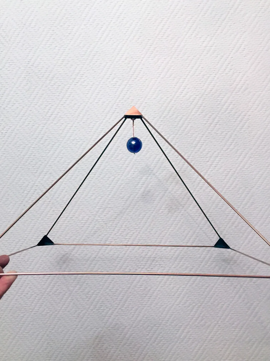 Copper pyramid healing, Kupfer Tense pyramid, mini pyramid, meditation copper pyramid , reiki healing tool