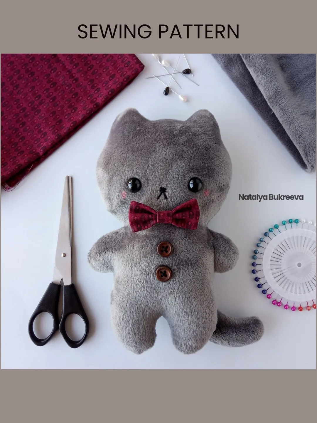 Plush Cat Pattern PDF