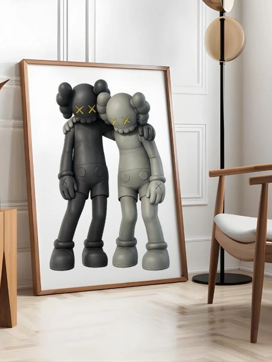 Kaws Poster Set: Black Family Hypebeast Wall Art (Digital Download)