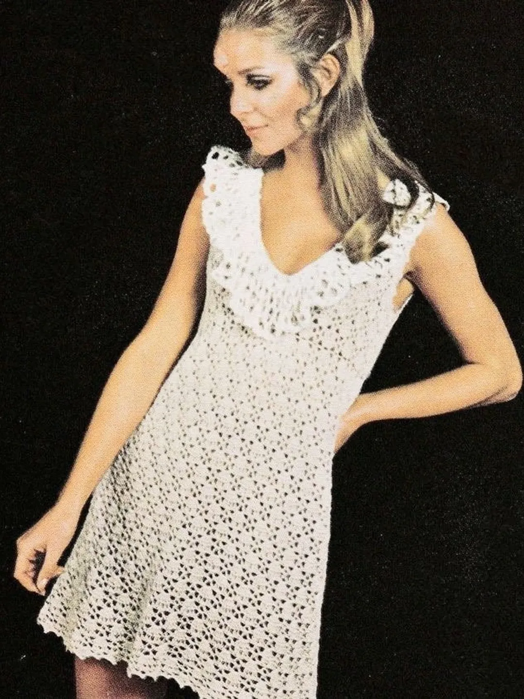 Crochet dress pattern, crochet dress, knit dress pattern, mini crochet dress pdf