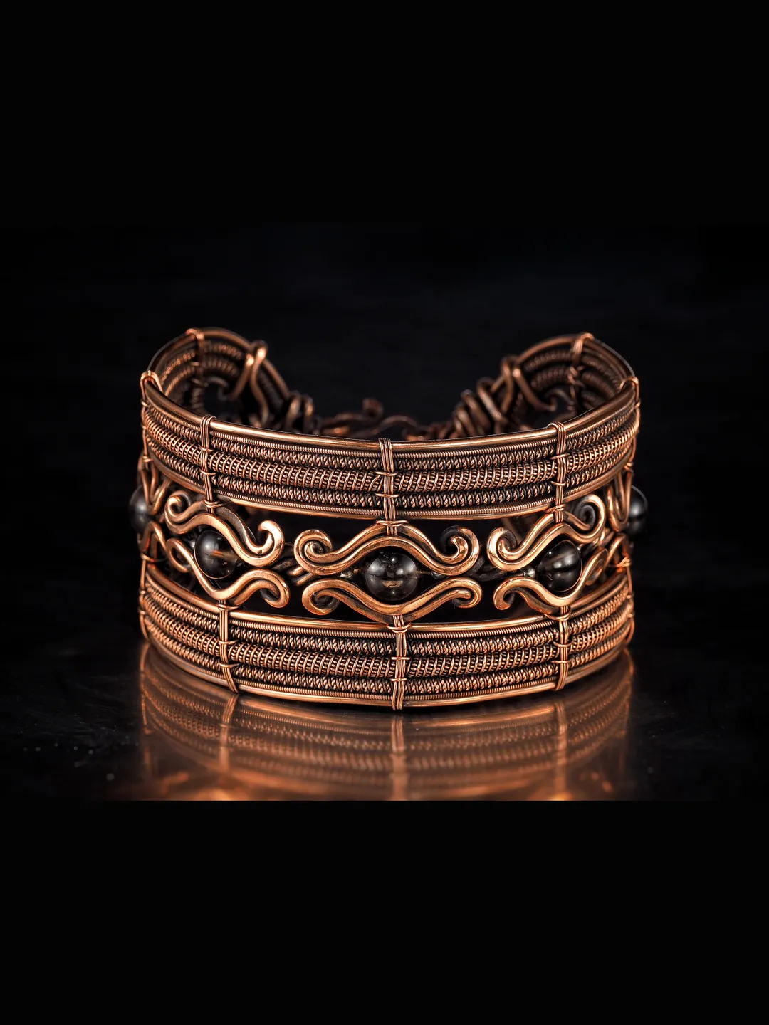 SUE'S SECRET Bracciale In Pelle Con Cuore Di Cristalli E Zirconi - Bracciale Rigido, Regalo Unico Per Mamma, Anniversario, San Valentino