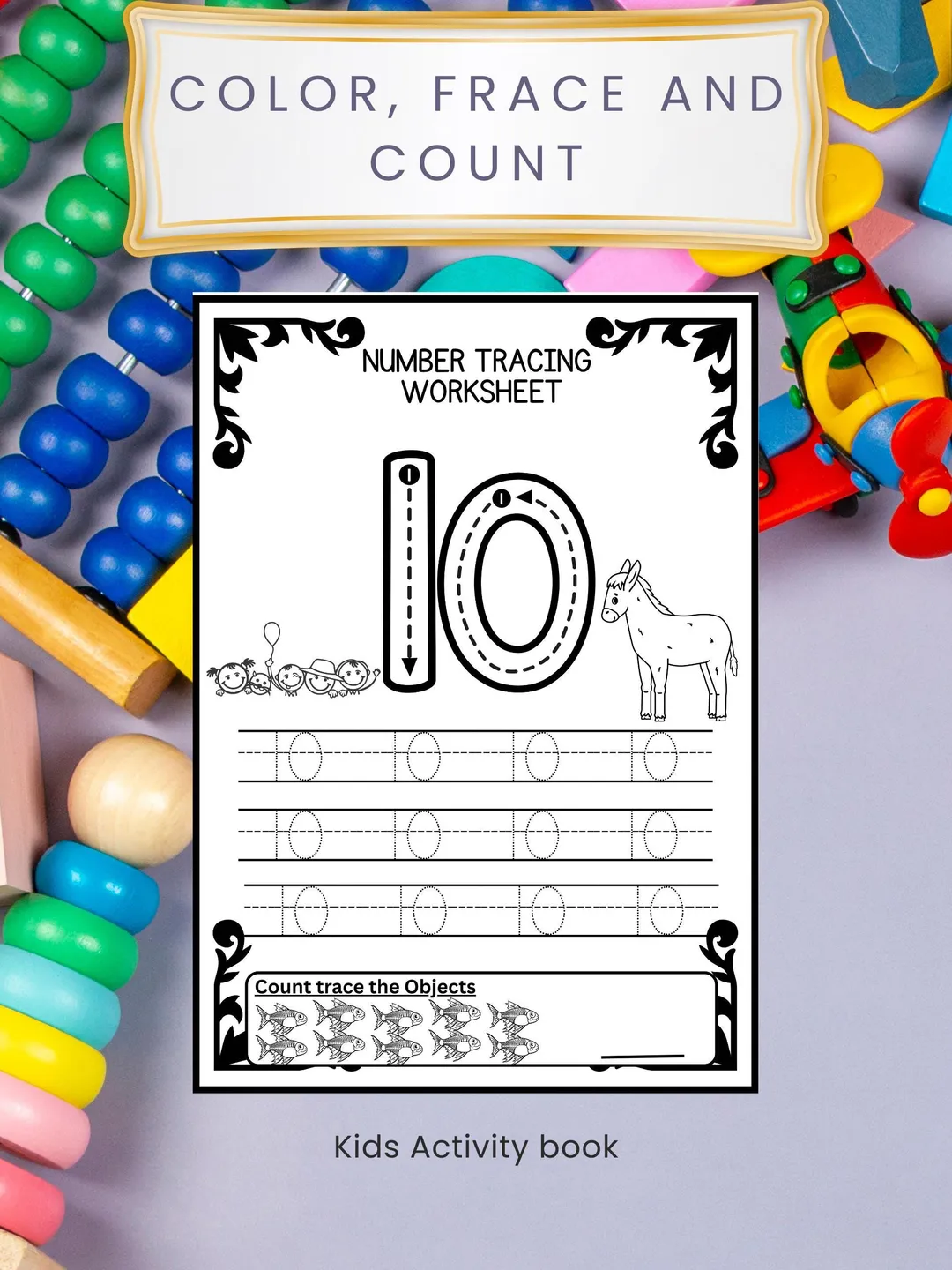 1 to 10 numbers math worksheet Book printable, kids learning numbers ...
