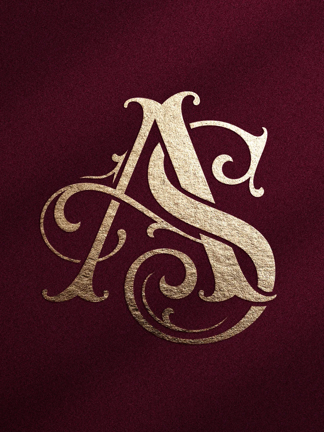 Asinitials Luxury AS Initials Logo Gold Letter Monogram Elegant Brand Emblem ...