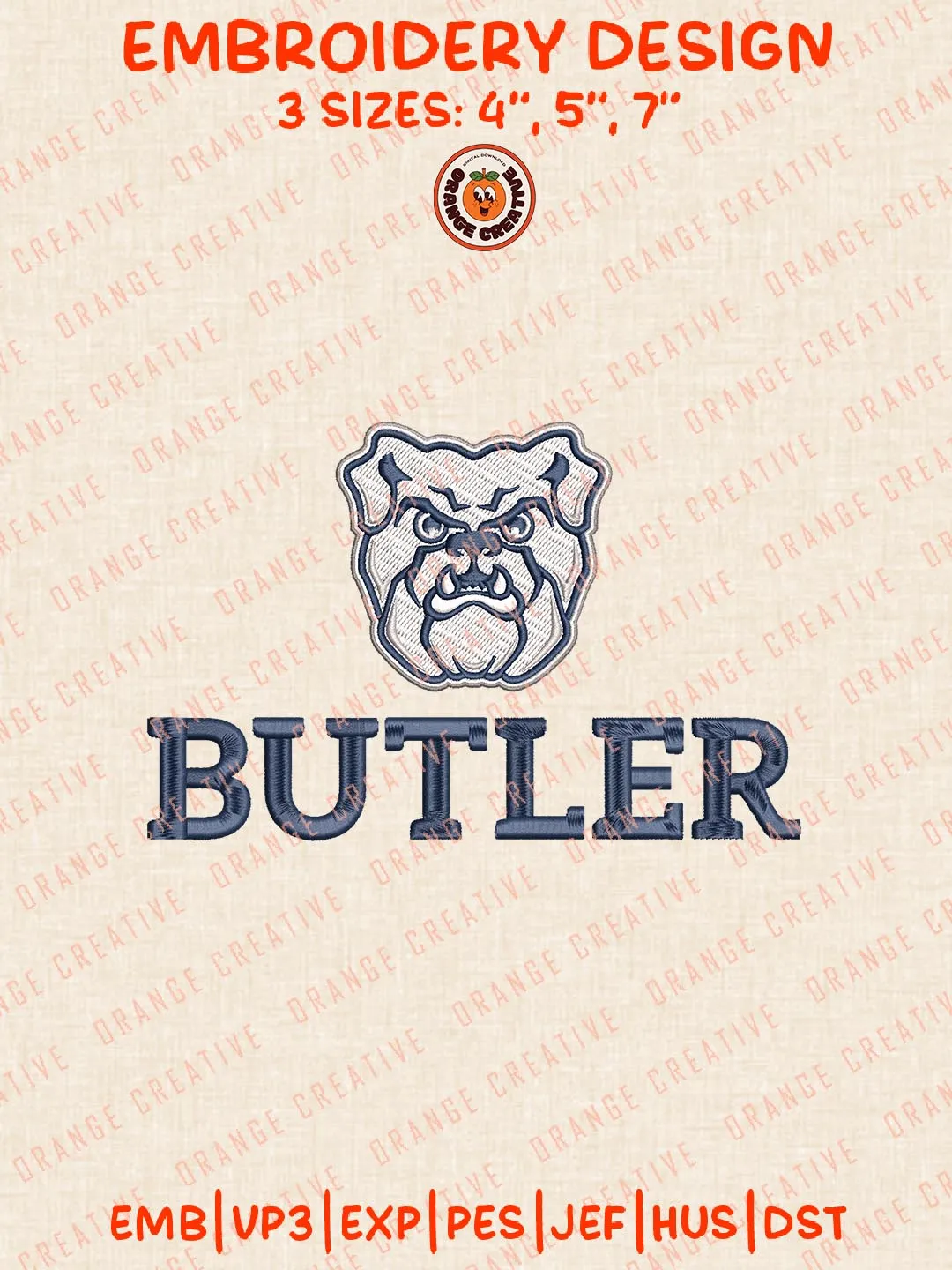 Samford Bulldogs Logos Embroidery Design Files, NCAA Logos Embroidery ...