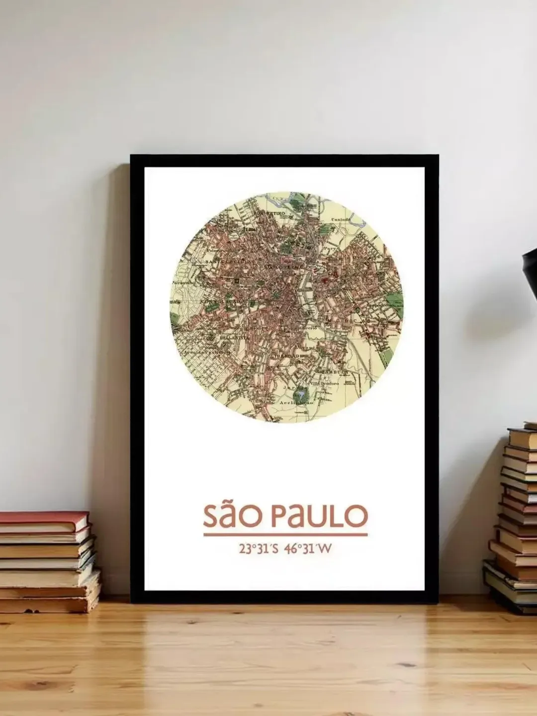 São Paulo City Poster: Travel Poster Wall Art Print