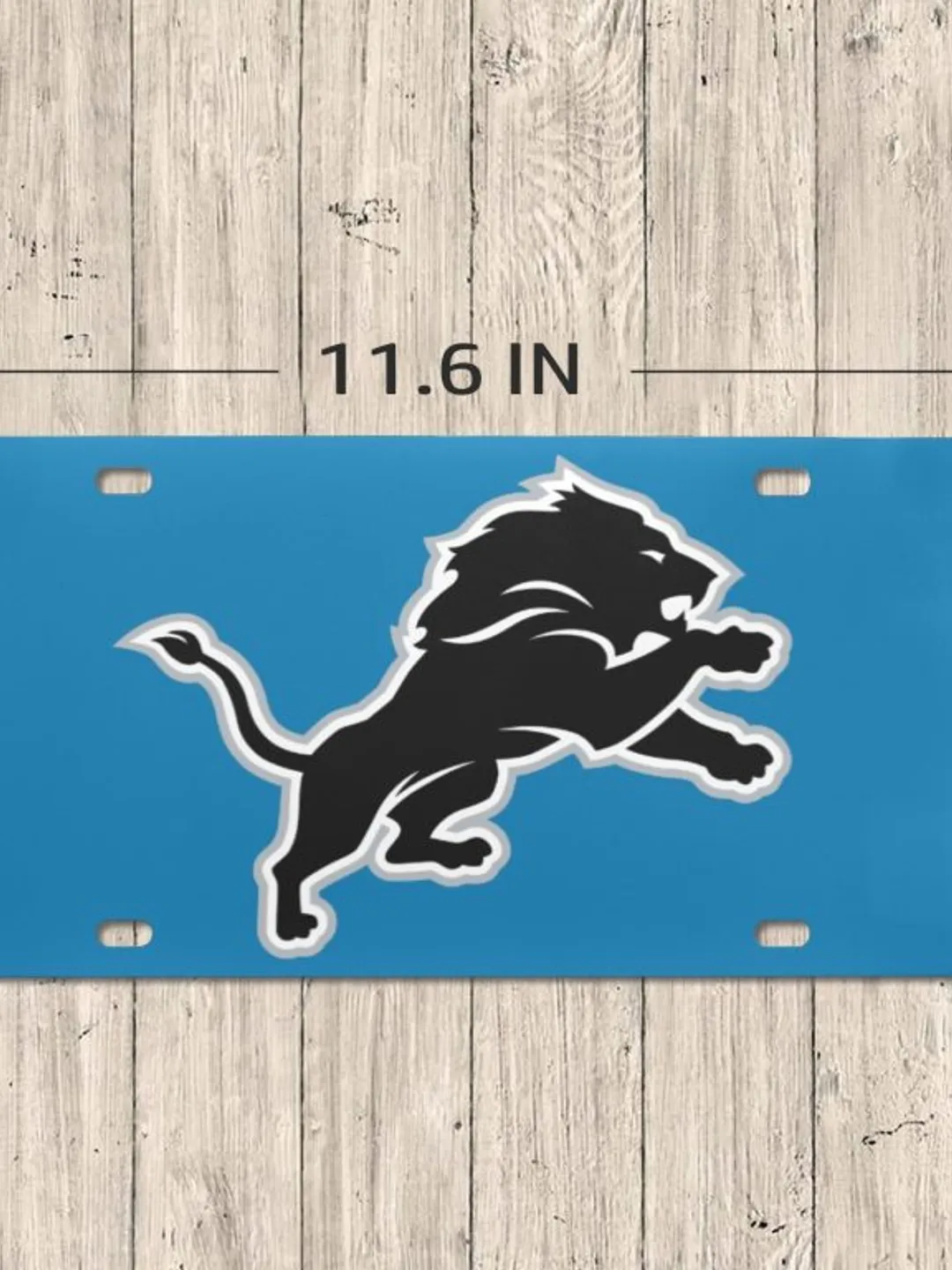 Lions License Plate
