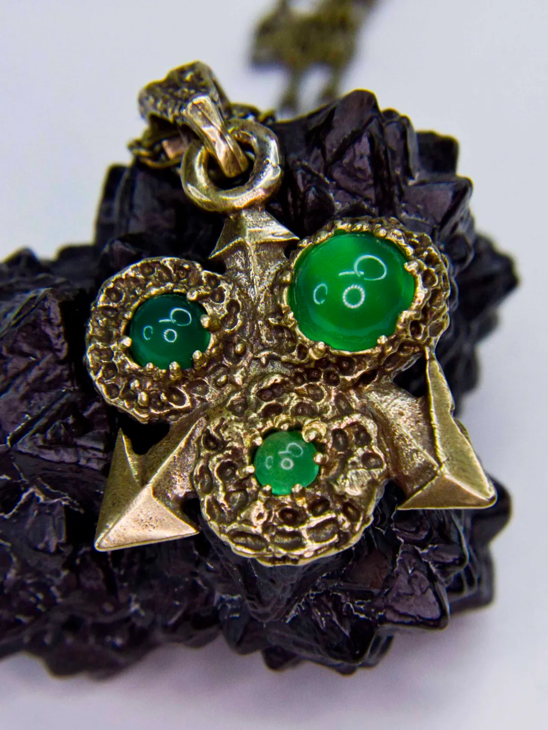 Handmade Pendant Symbol of Nurgle (Solid Brass)