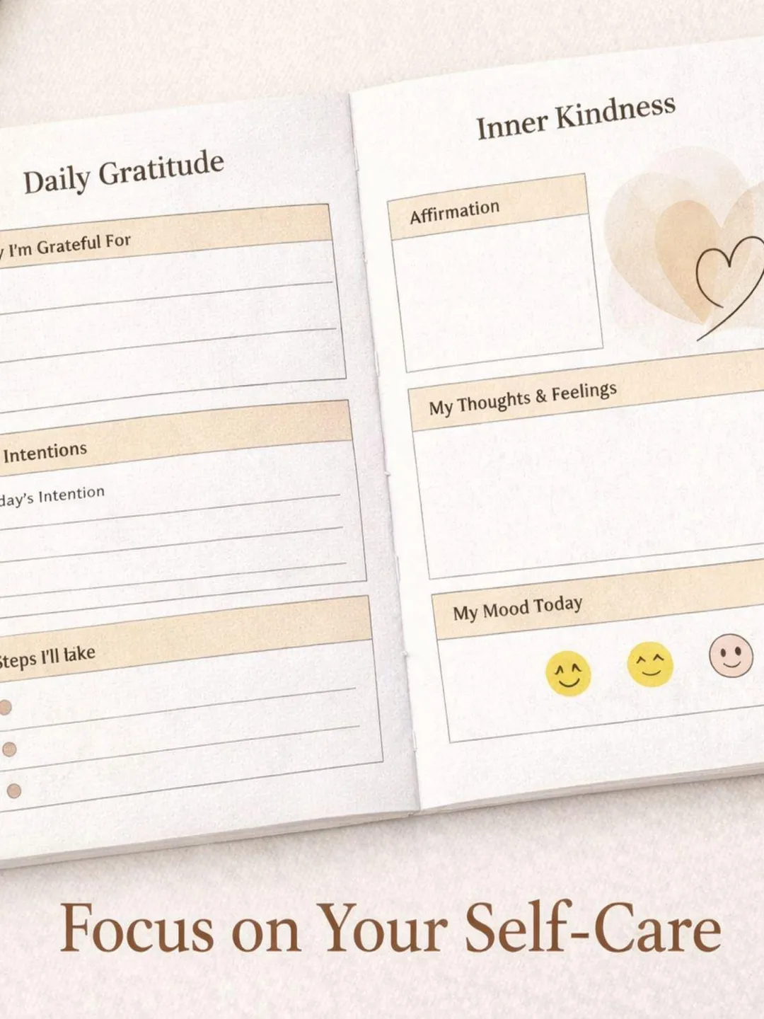 Self Care Planner 2026 Editable Canva | Self Love Journal & Wellness ...