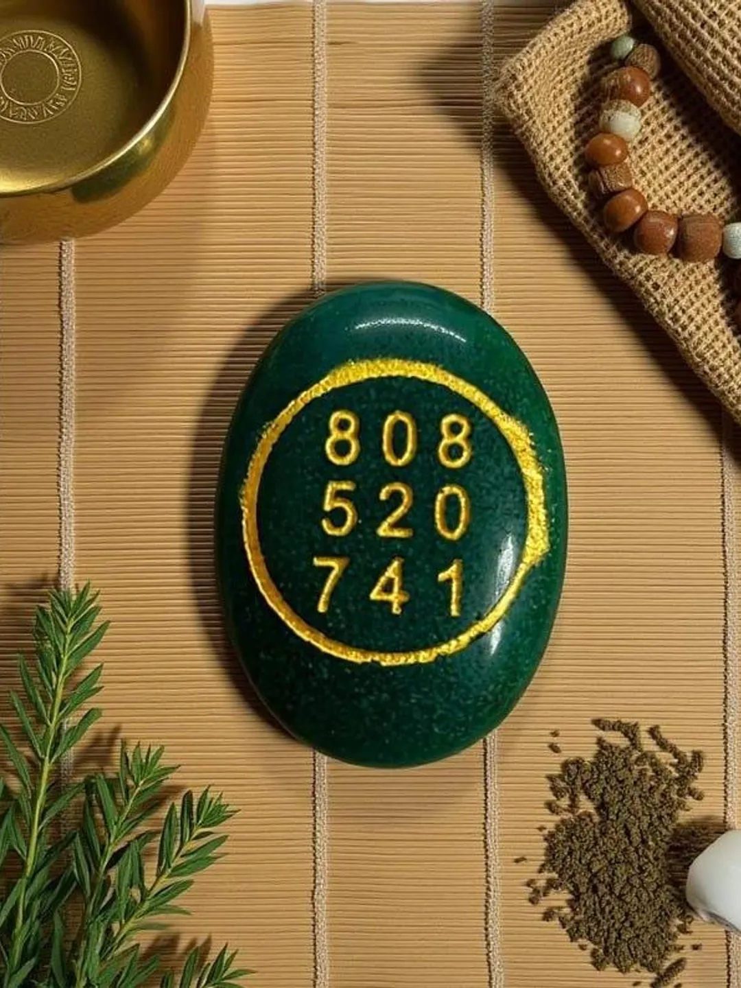 Premium Quality Green Aventurine Healing Stone | 808 520 741 Energy ...