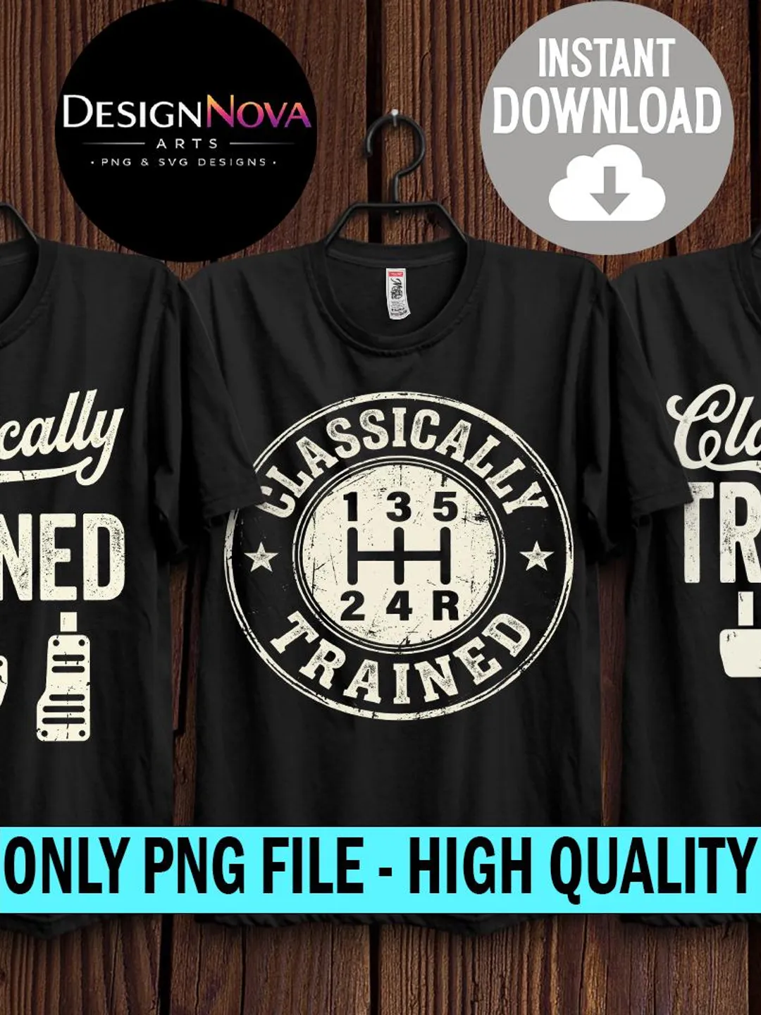 Classically Chained 3 PNG Designs Classically Trained PNG, Manual Transmission Graphic ...
