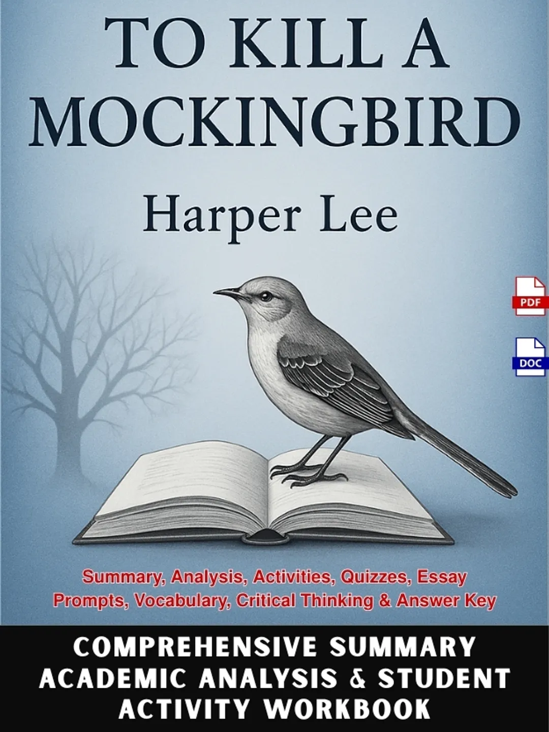 To Kill a Mockingbird Full Study Guide (44 Pages) | Complete Chapter-by ...