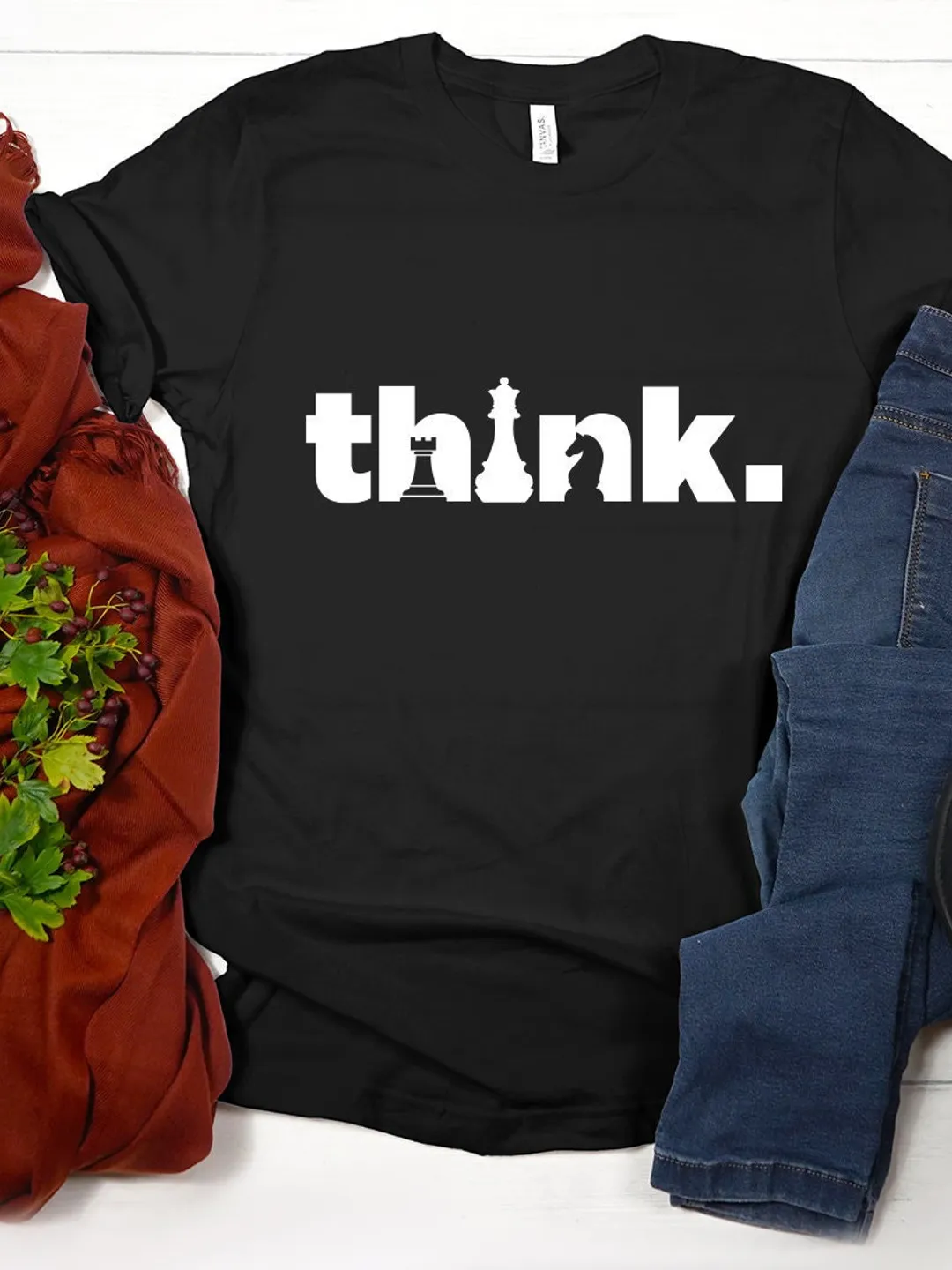 Chess Shirt: Casual Funny Tee for Players (Unisex and Women's Sizes)