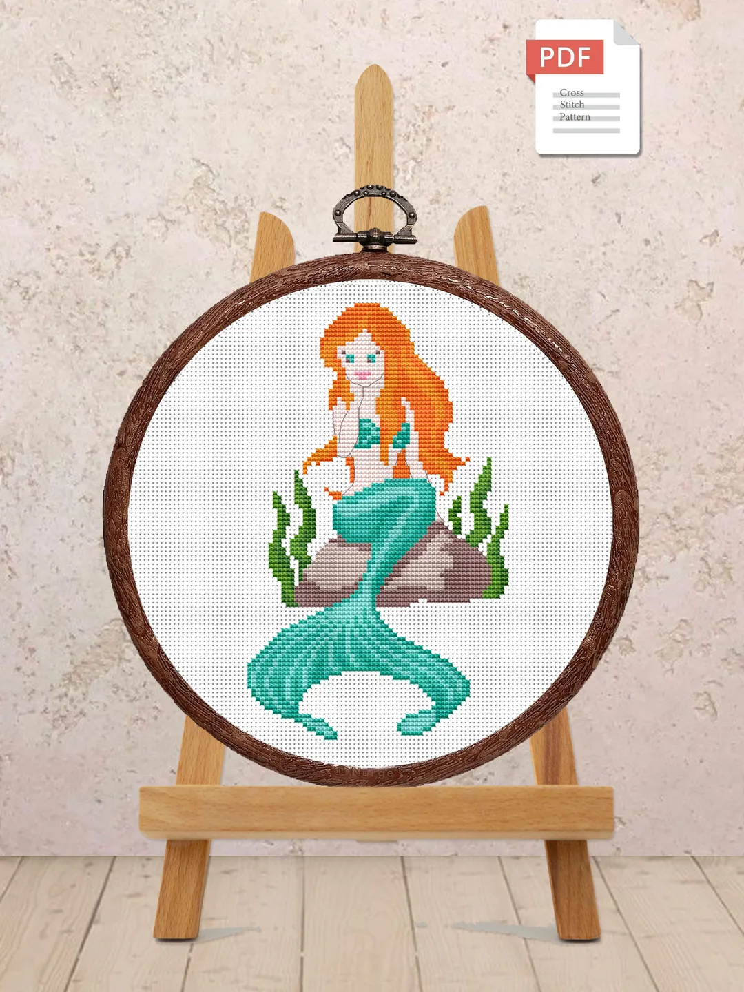 The Mermaid Cross Stitch Pattern, Sea Cross Stitch, Mermaid Pattern, Sea Cross Stitch Pattern, Litlle Mermaid Cross Stitch Patterns #bab007