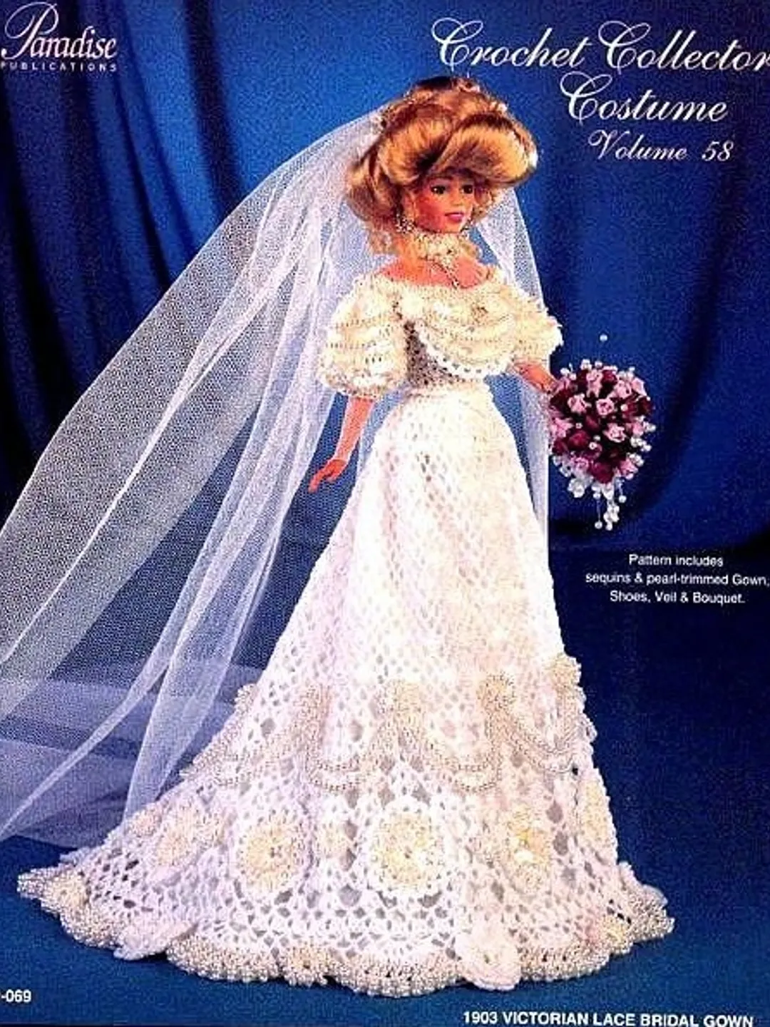 Barbie Dress Crochet Pattern Vintage for Dolls 11-1/2" Digital Download PDF Barbie Dress Crochet Pattern Vintage for Dolls 11-1/2" Digital Download PDF