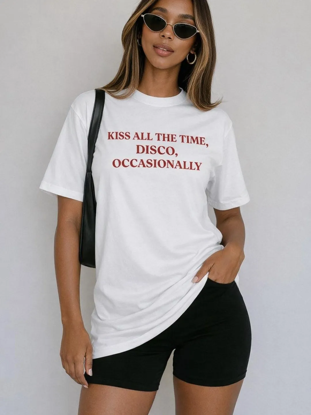 Kiss All The Time Disco T-Shirt, Concert Graphic Tee, Retro Music Lover Gift