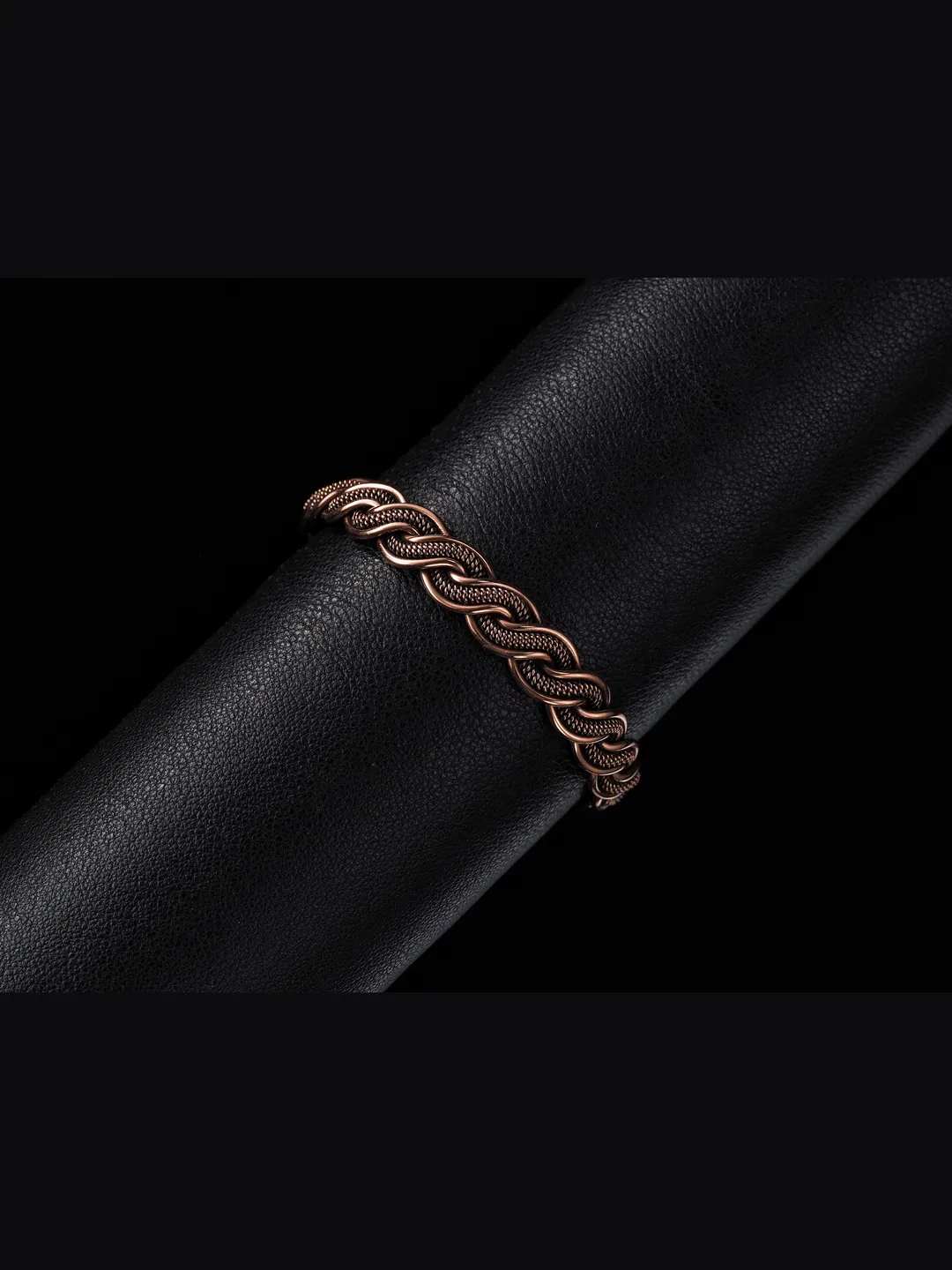 Woven copper wire bracelet Antique style handcrafted copper jewelry Unique gift