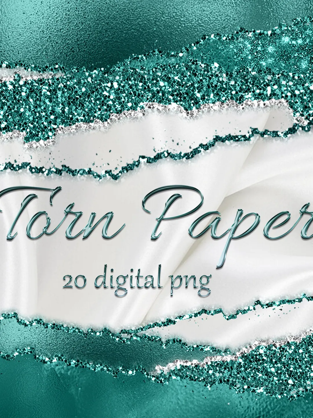 Gold Ripped Border Glam Edges; Glam Digital Borders; Glitter Torn Paper; Glam Ripped Edged ...