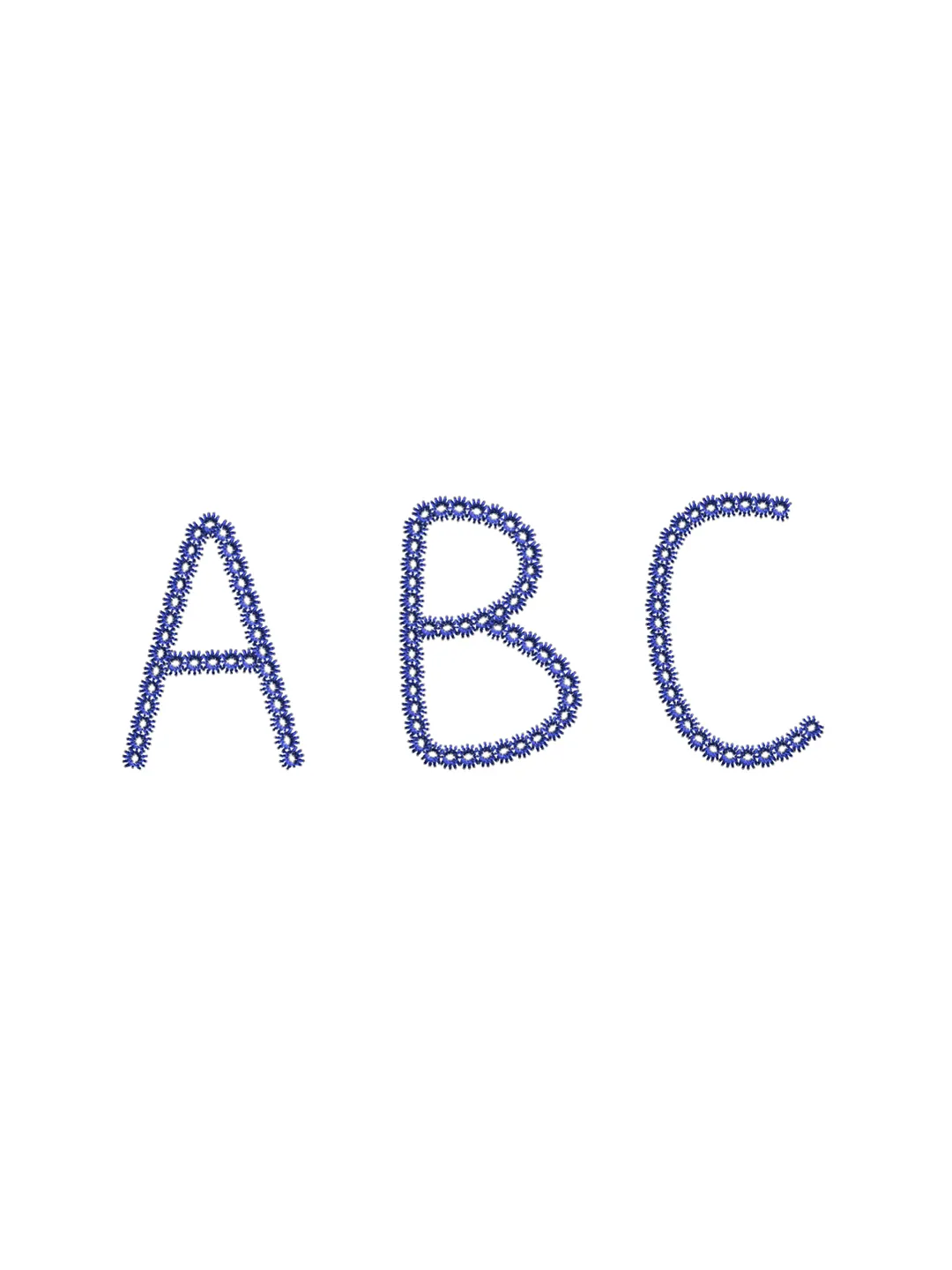 Font machine embroidery design,Script embroidery font,2 sizes Instant Download-19