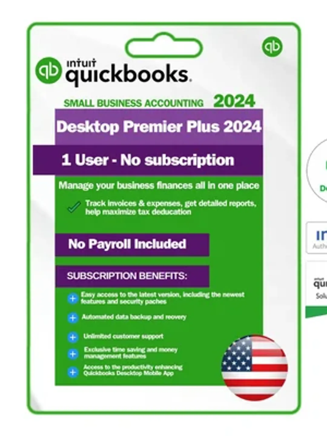 Green Key Quickbooks QuickBooks Desktop Premier 2024 Lifetime License key