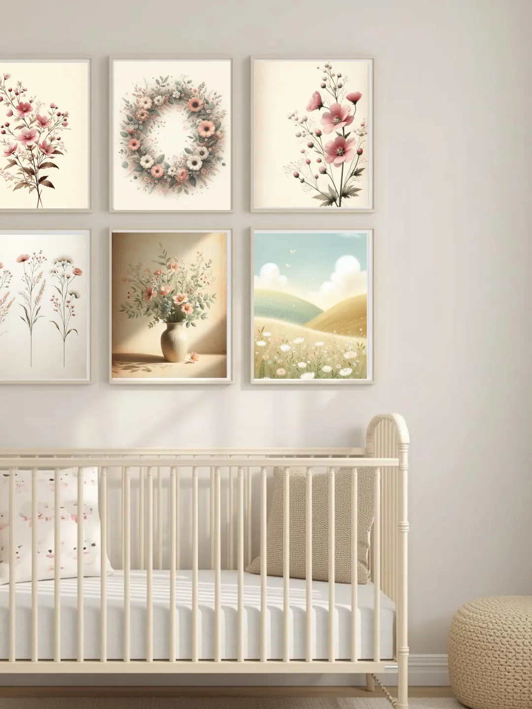 Vintage Wildflowers,nursery prints for girls,Gallery wall art prints ...