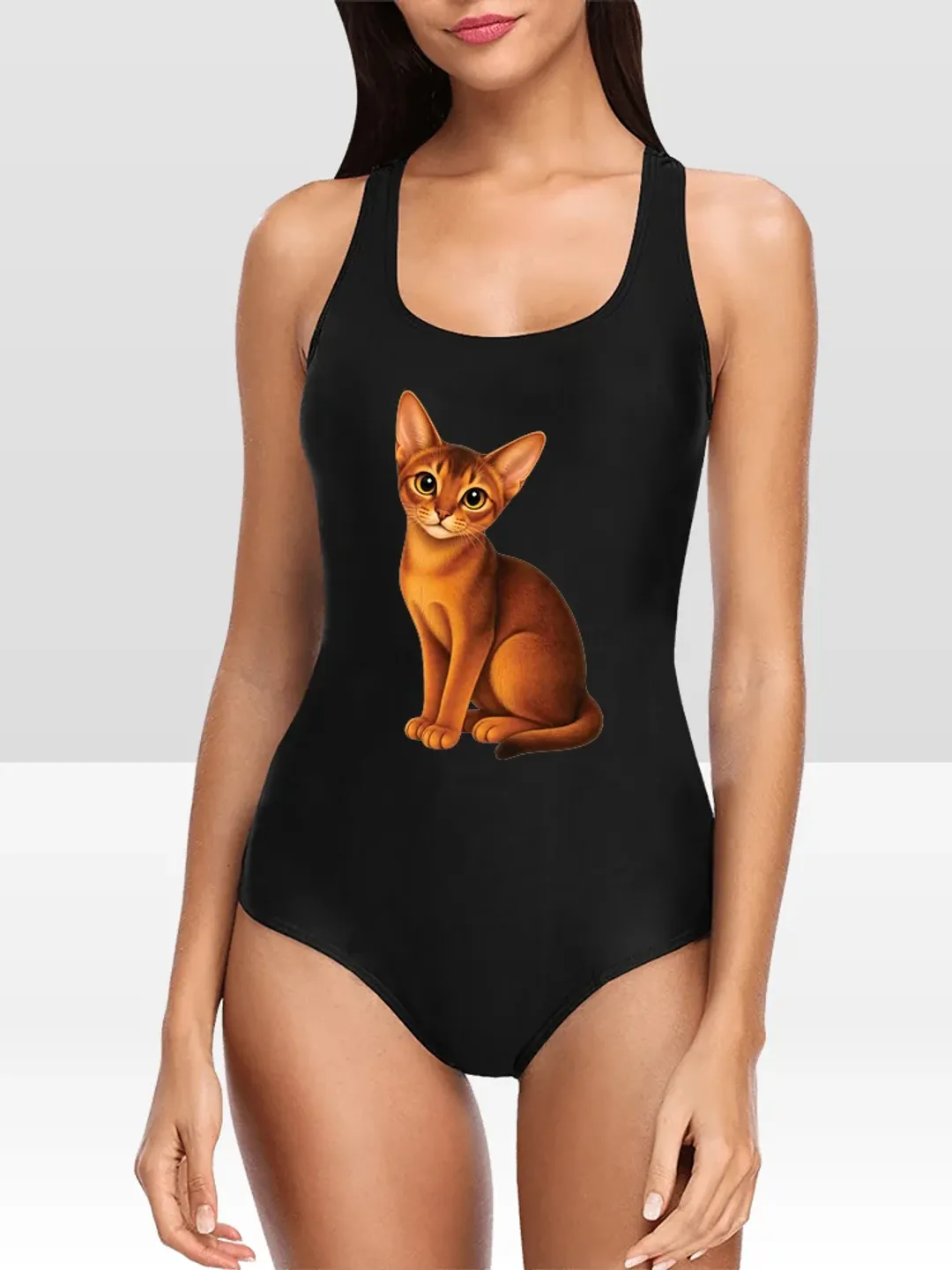 Abyssinian Cat One Piece Swimsuit