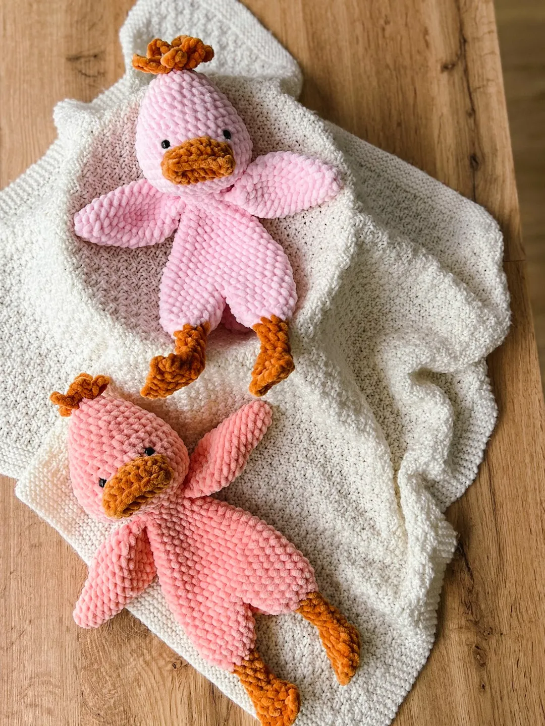 Crochet duck snuggler pattern Cute crochet lovey pattern for kids Crochet duck cuddler pattern, no-sew pattern