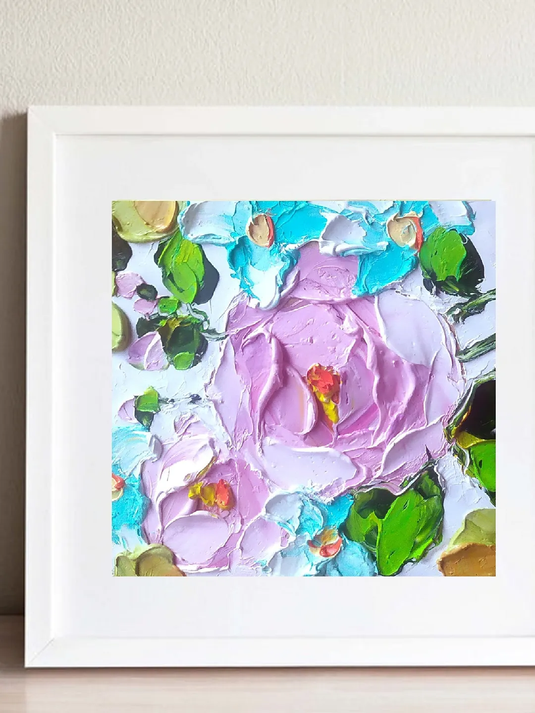 Peony Painting Flowers Original Art Pink Peonies Impasto Oil Painting ...