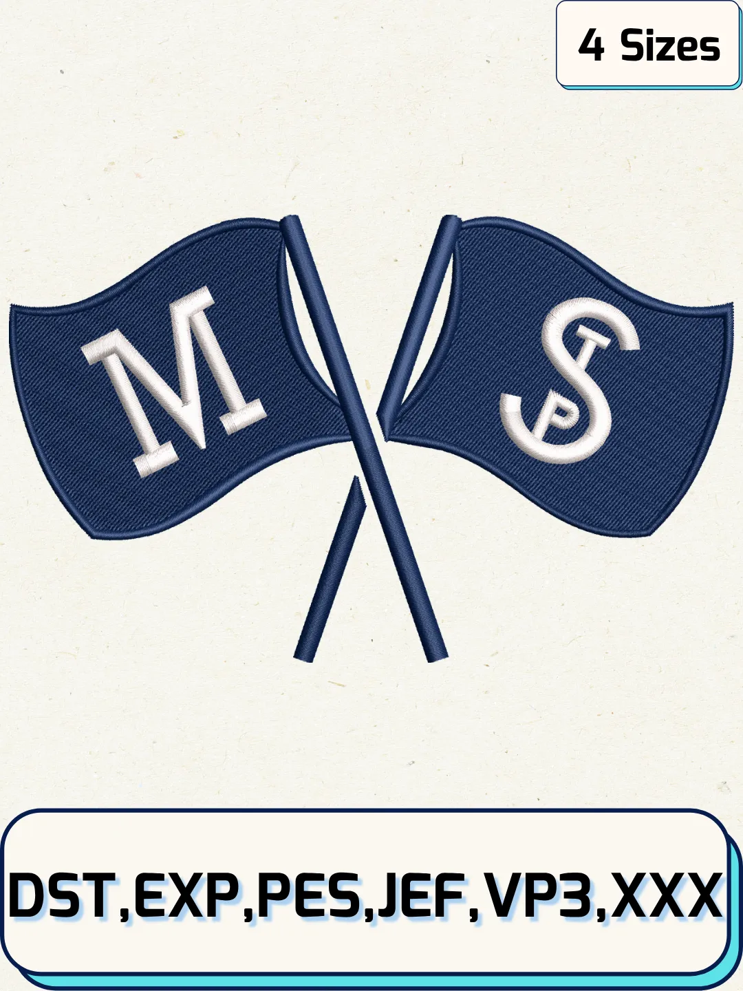 Minnesota Baseball Embroidery Design – Machine Embroidery File-  4 Sizes