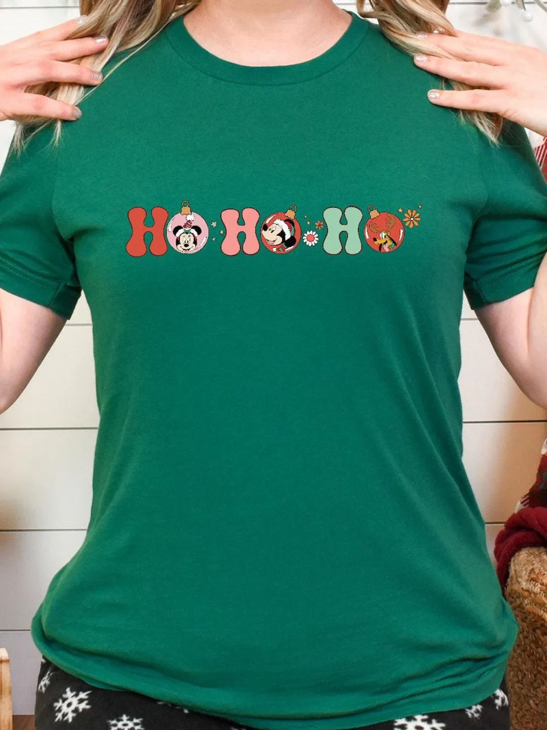 Mickey Christmas Tee: Festive Disney Holiday Shirt (Soft Cotton Blend)