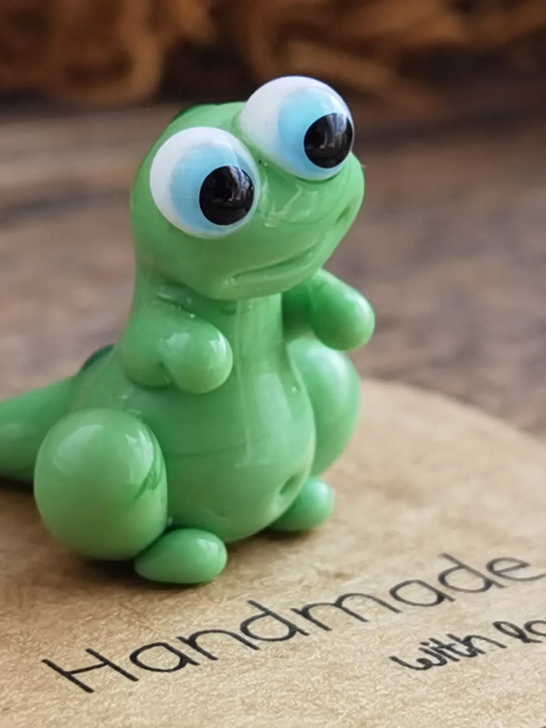 DINOSAUR ORNAMENTS Dinosaur figurine Glass dinosaur decor Miniature Dinosaur gift Dino figurine Glass figurines Tiny glass animals Terrarium