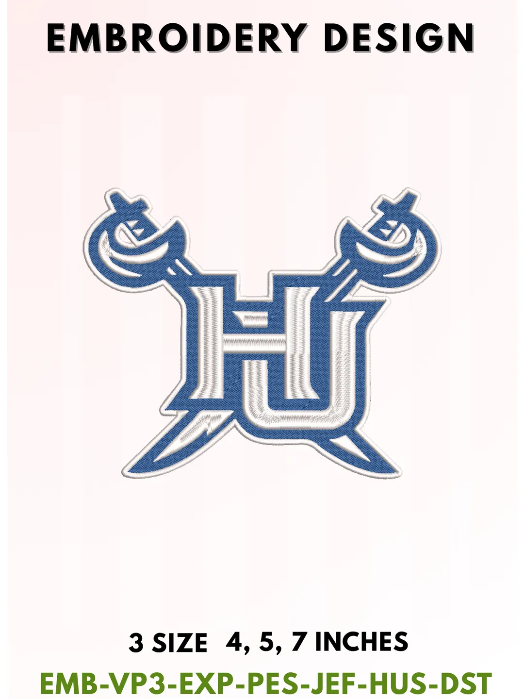 Pirate Football Embroidery Design, College Sports Embroidery Files, Sports Machine Embroidery Files, 3 Sizes, Instant Download