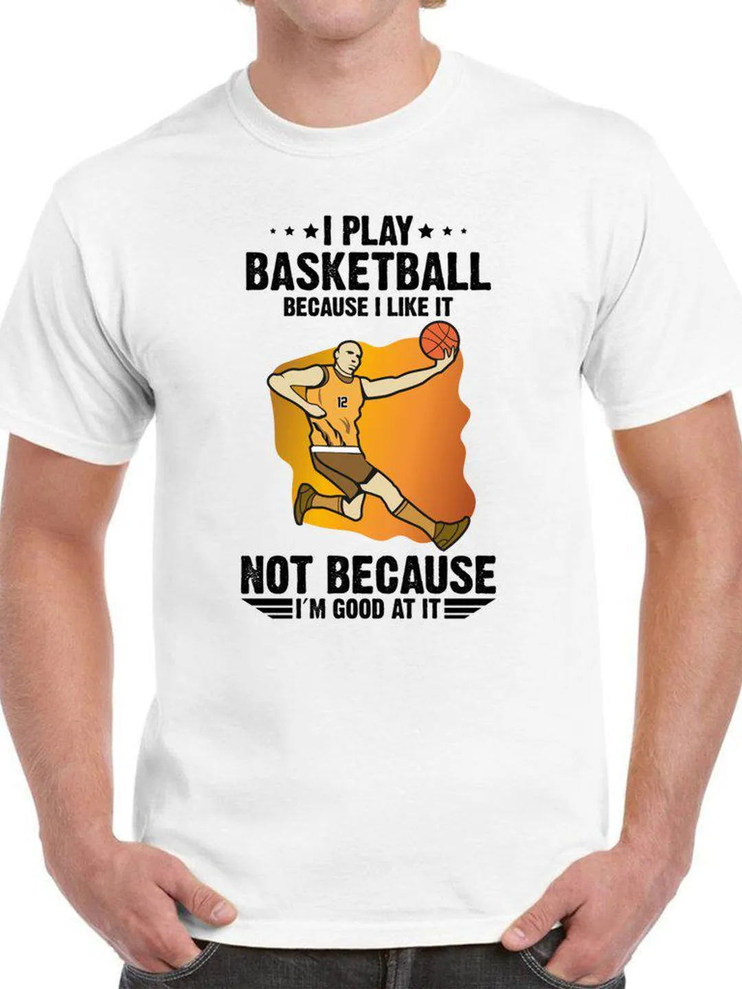 Funny Basketball Player Shirt: Sports Humor Tee