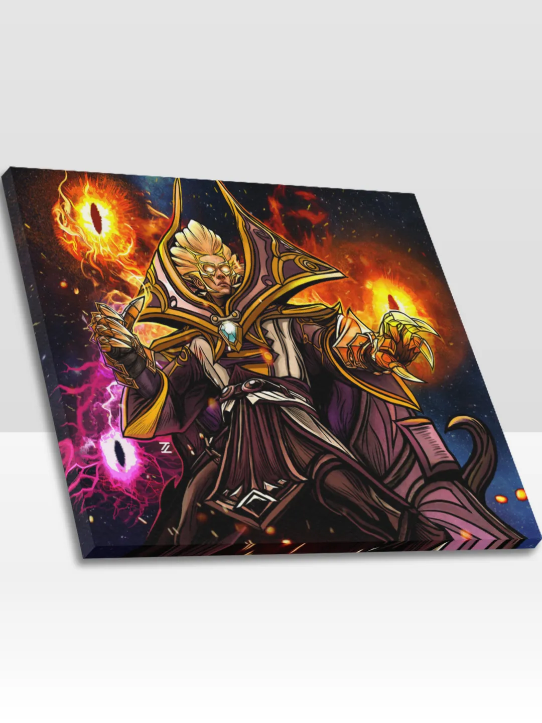 Invoker In DotA Frame Canvas Print, Wall Art Home Decor Poster