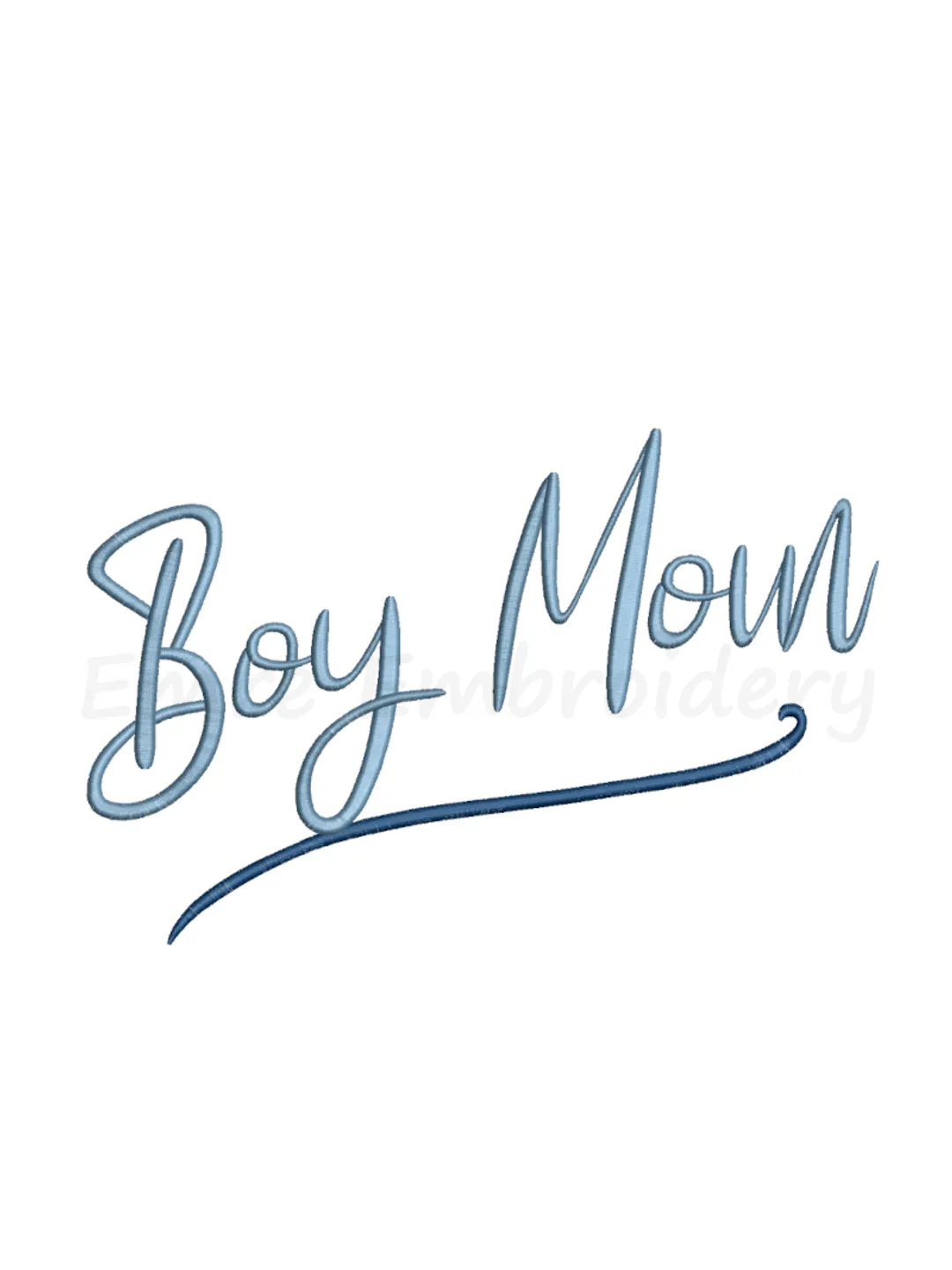 Boy Mom Embroidery Design, Machine Embroidery Design, 6 Sizes, Instant Download