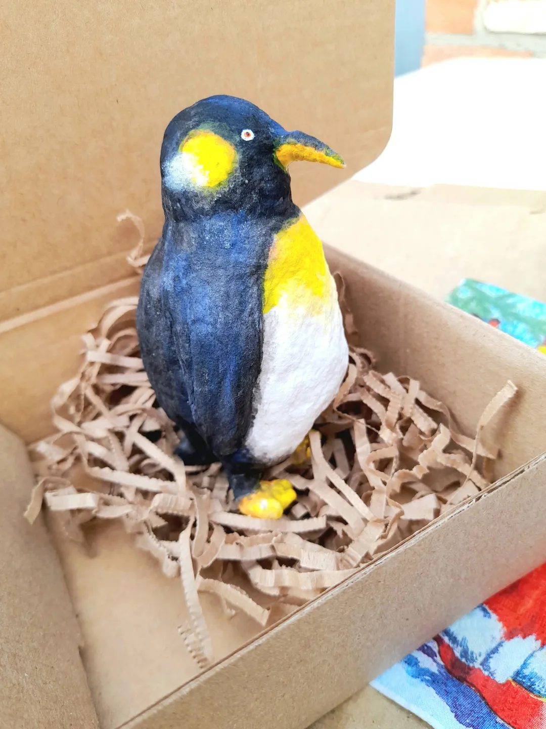 Kid Emperor Penguin Theme Room Decor Penguin Spun Cotton Ornaments Decor Birthday child Idea