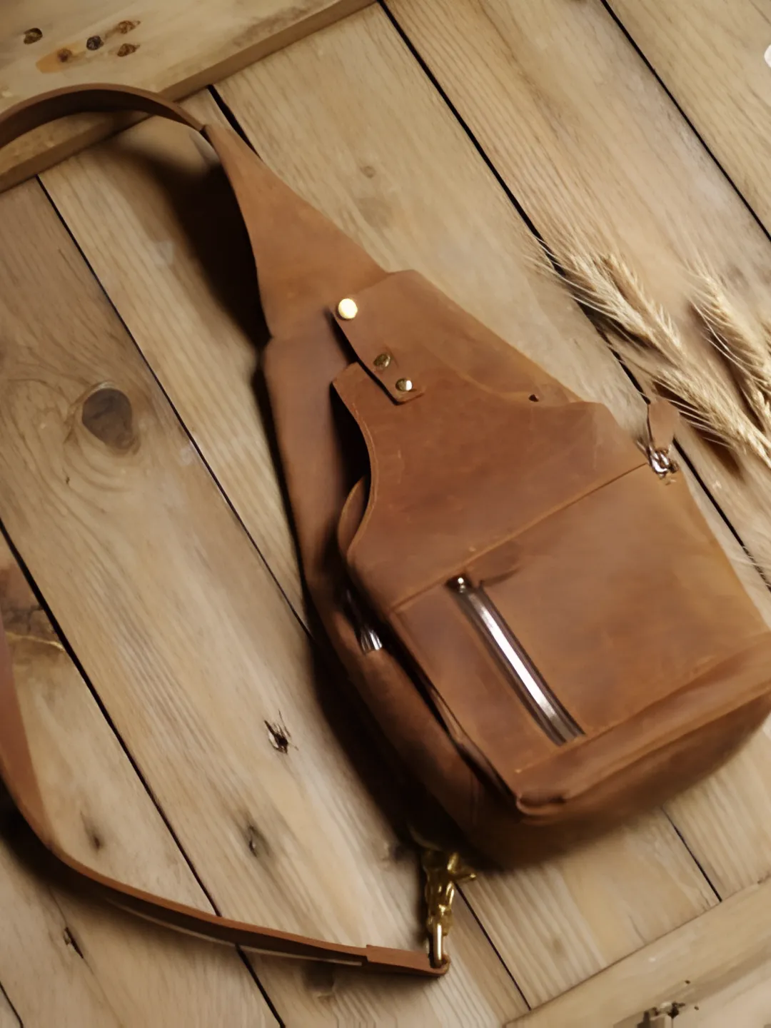 Leather Pattern Body Bag, PDF File DIY