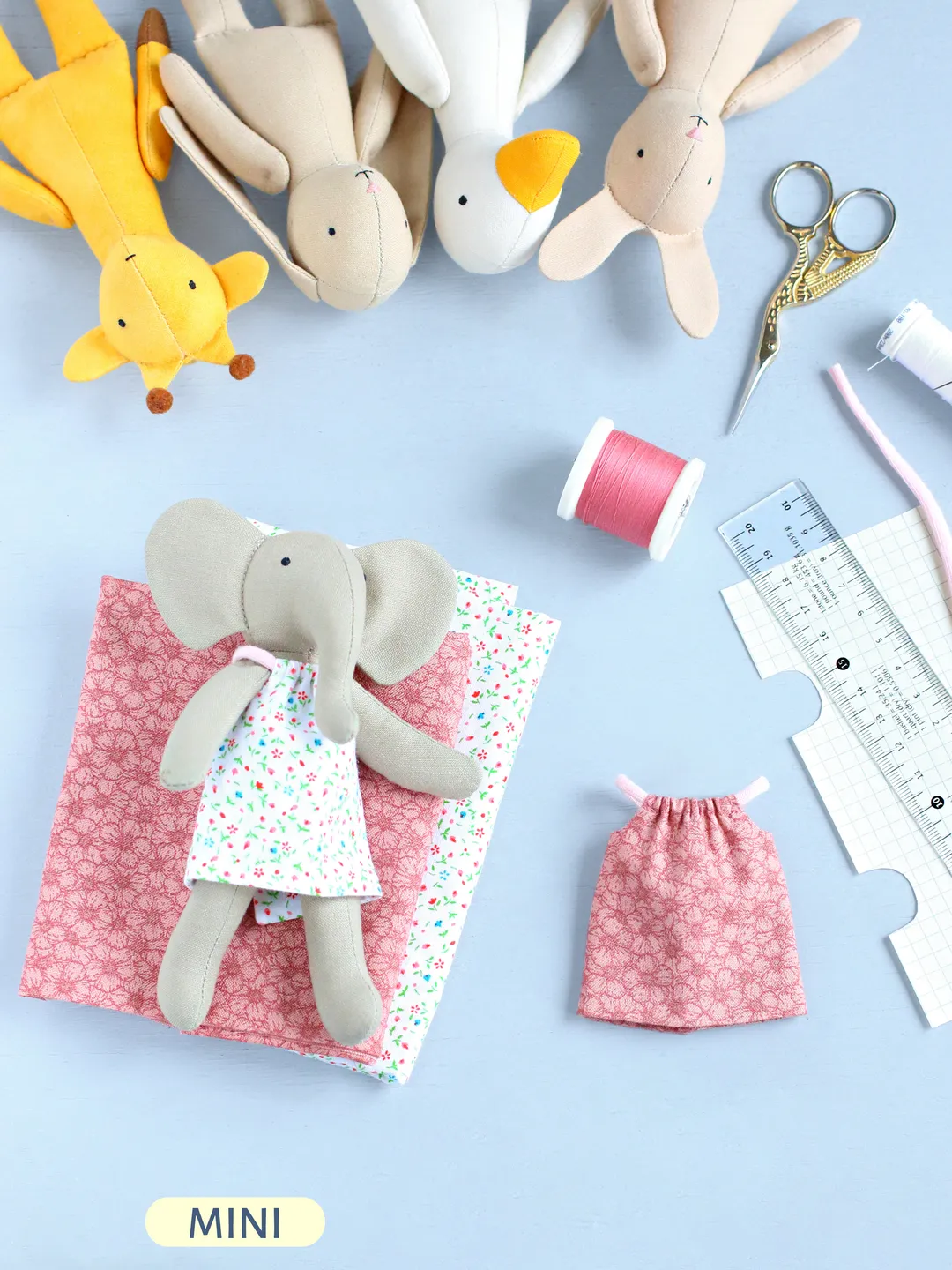 PDF Sundress for Mini Dolls FREE Sewing Pattern