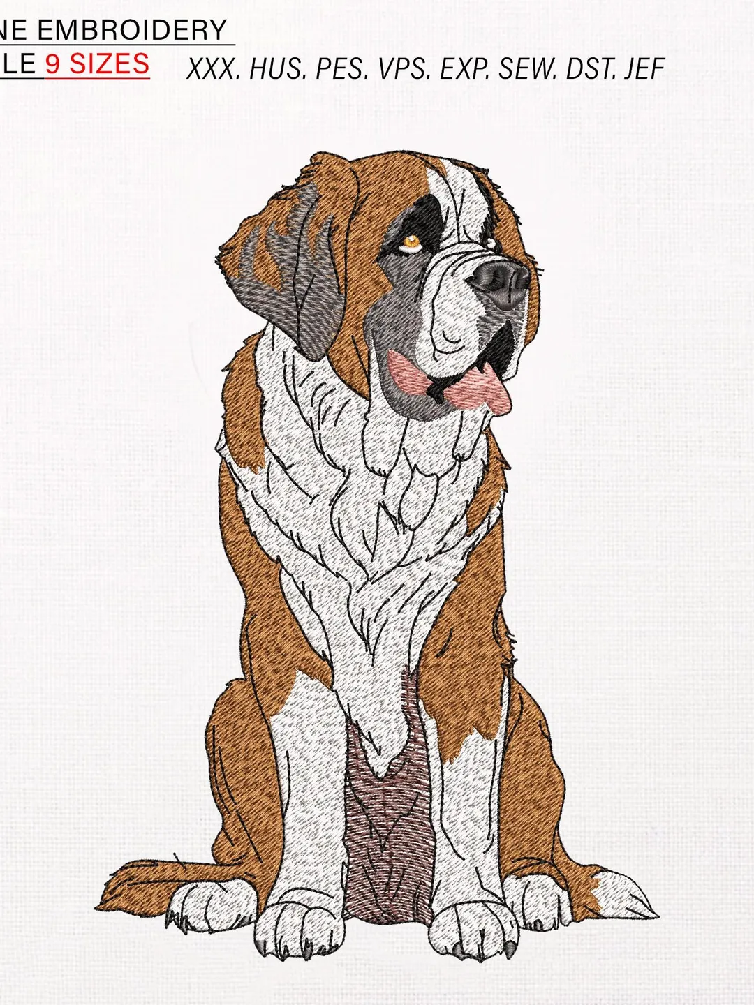 Husky Puppy Machine Embroidery Design, Cute Dog Machine Pattern, Siberian Husky Stitch File, Anime Embroidery Design, PES DST JEF Download