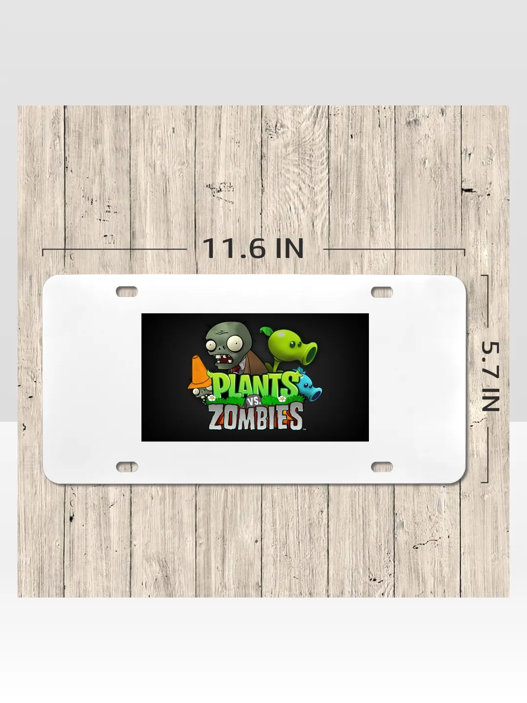 Plants VS Zombies License Plate