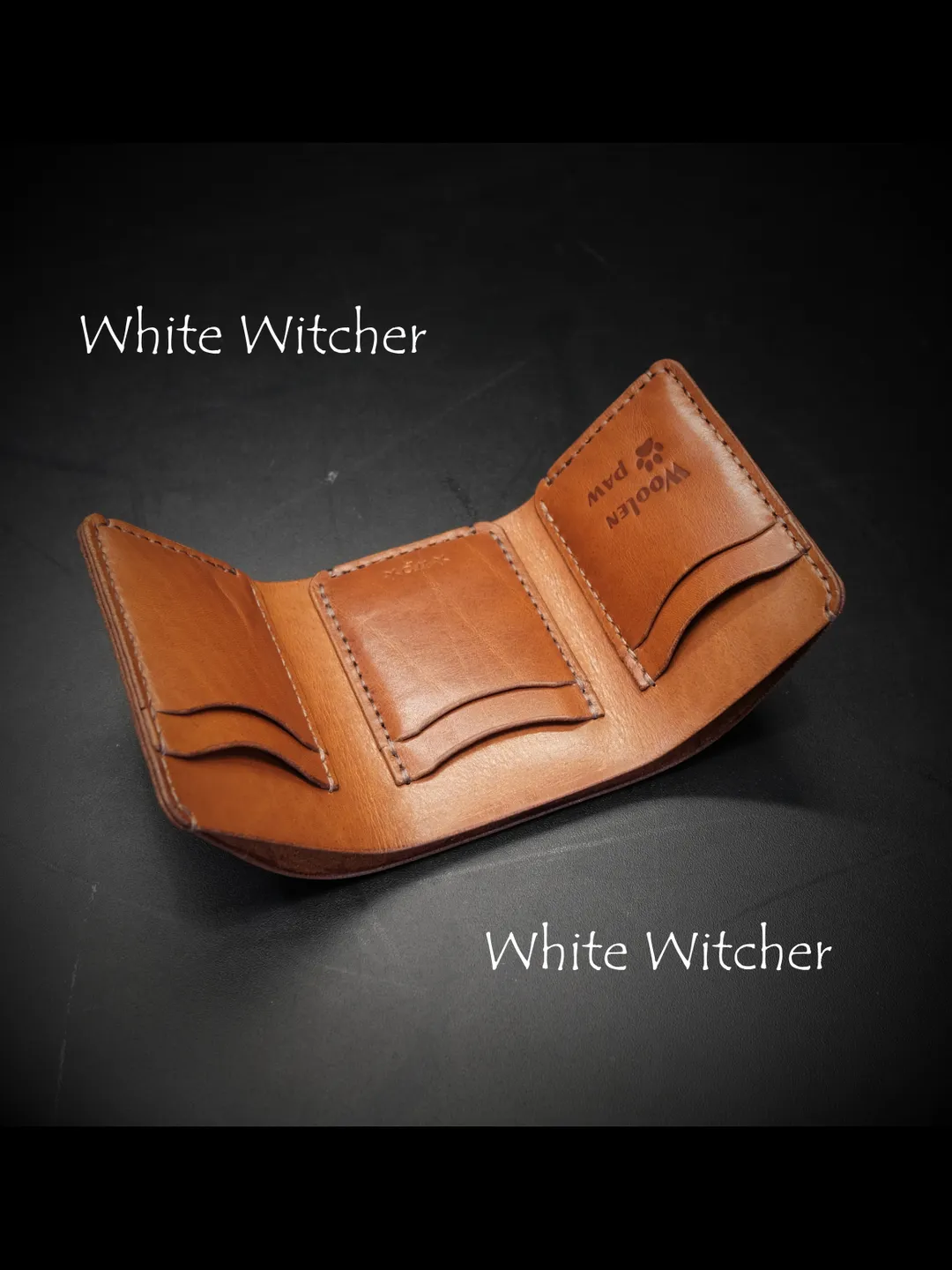 Leather pattern to make a Trifold wallet. BF25