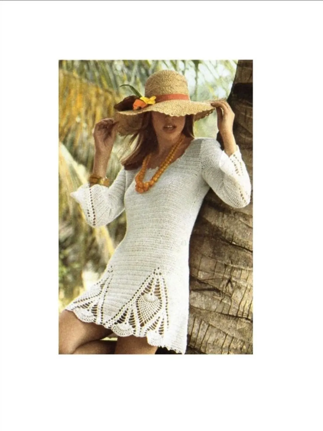 Crochet sweater pattern/ crochet pattern tunic women /ladies tunic and purse