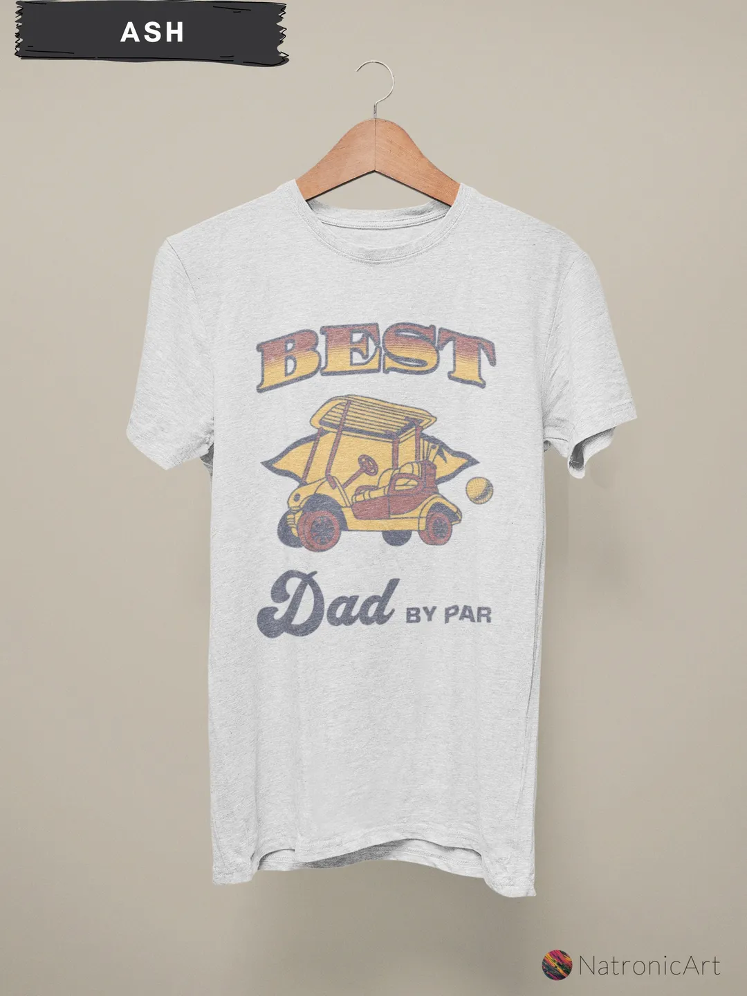 Golf t-shirt for Dad Fathers Day Golf Shirt for Golfing Dad Golf Shirt Golf Gifts for Dad Golf Father's Day tshirt Best Dad By Par Shirt Dad