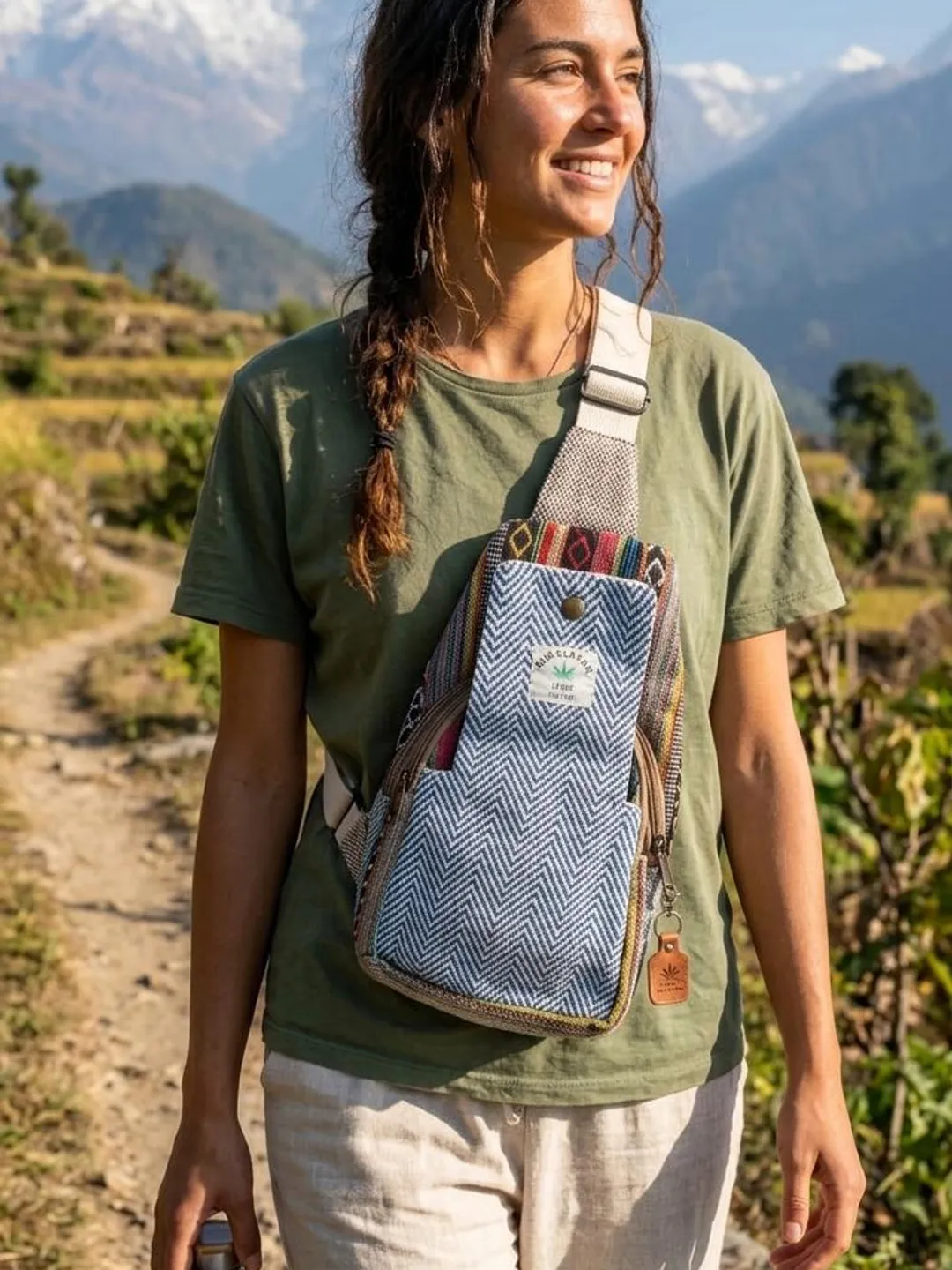 crossbody and backpack bag for travel CLUCI Large Size Sling Convertible Backpack Women Hiking Cycling, Brown whether youre cycling through the city SEAFEW Anti Theft Sling Crossbody