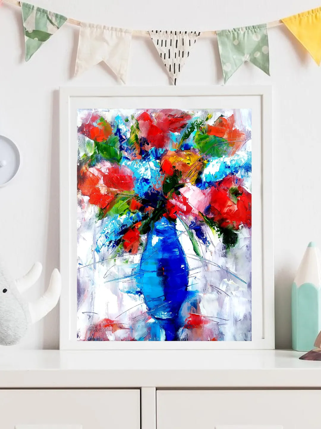 Peony Painting Poppy Original Art Impasto Oil Painting Flower Artwork Interior Painting Flower Rose Office Painting Peonies 16 x 12