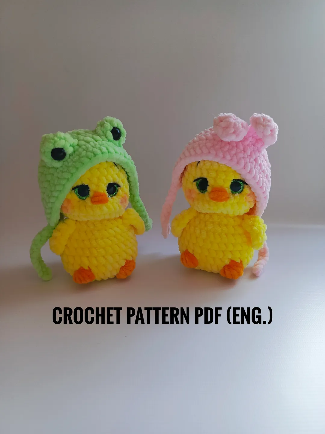 Chick Crochet Pattern, Chick Amigurumi pattern, Plush pattern, Beginner amigurumi, PDF in English