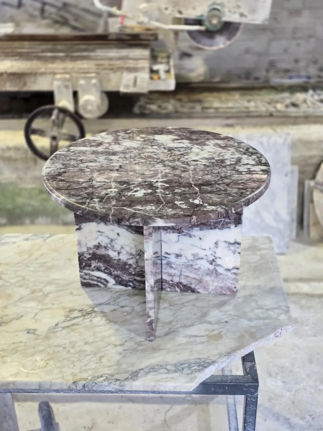 Calacatta Viola Marble Coffee Table handmade from real marble and fast shipping Special Colour