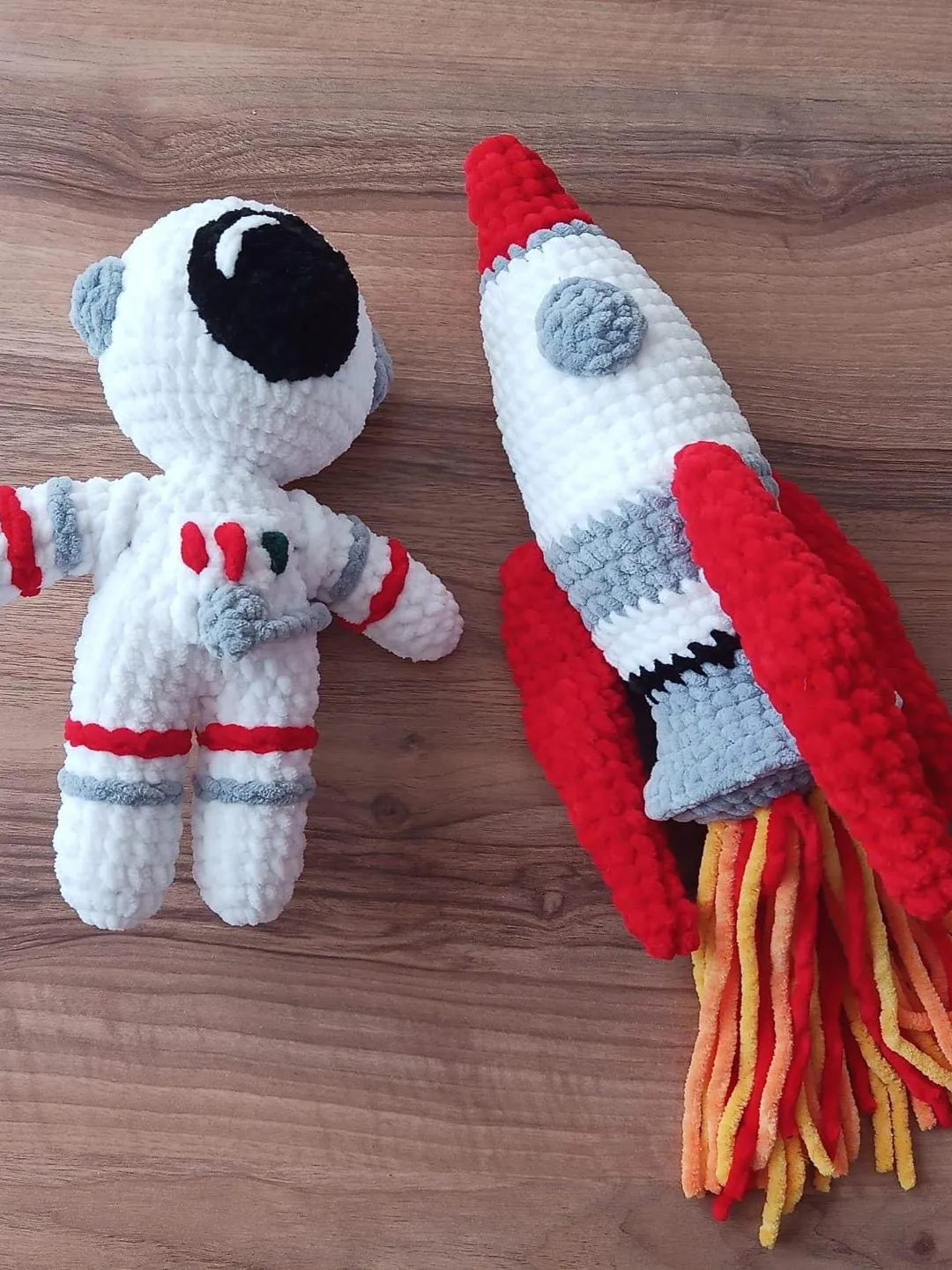 Crochet Astronaut Plushie Toy, Astronaut Baby Shower Gift, Spaceman Plush Toy, Space Gift For Him, Astronaut Birthday Gift