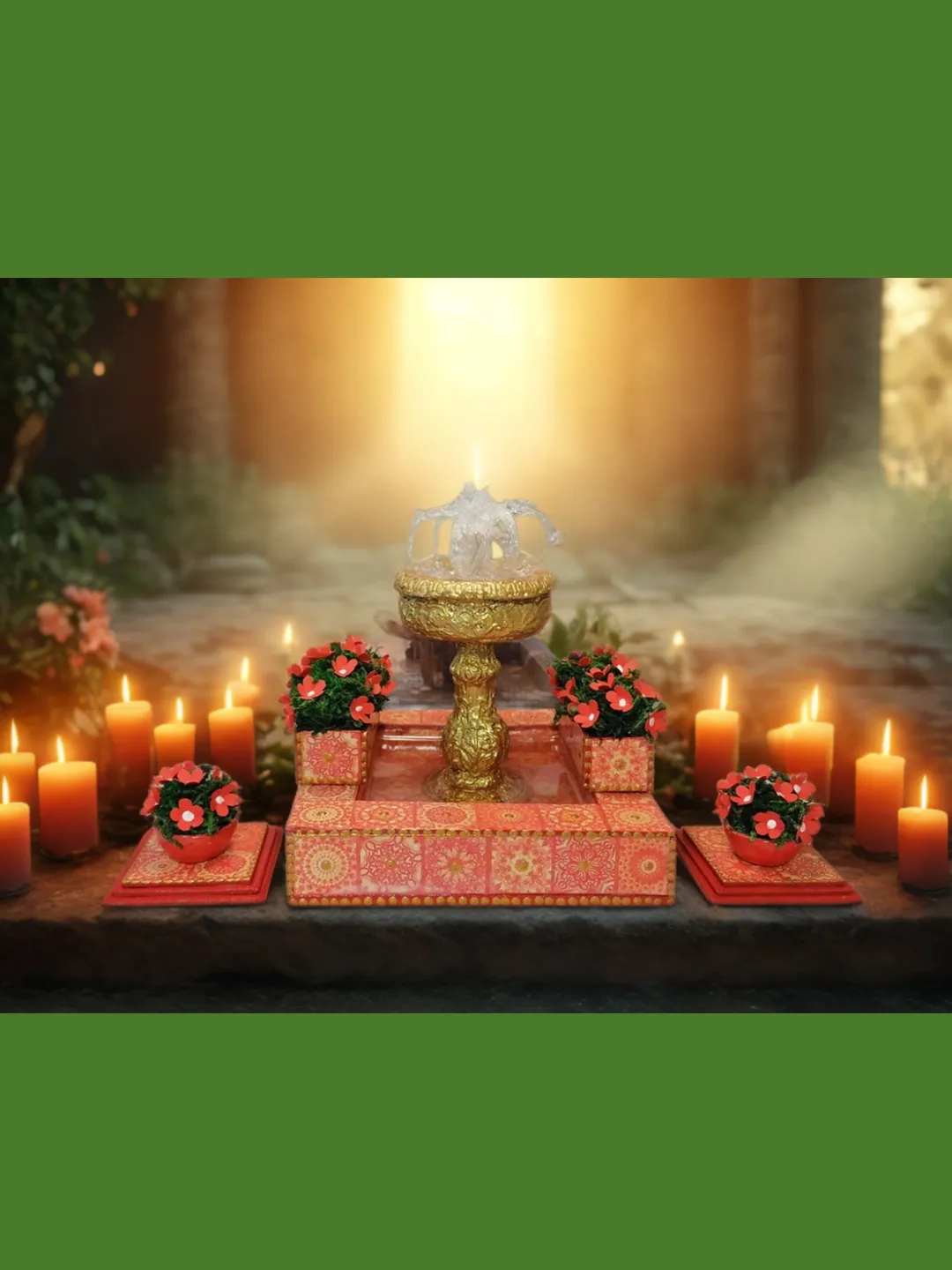 Miniature fountain. Fountain for the collection of dolls.