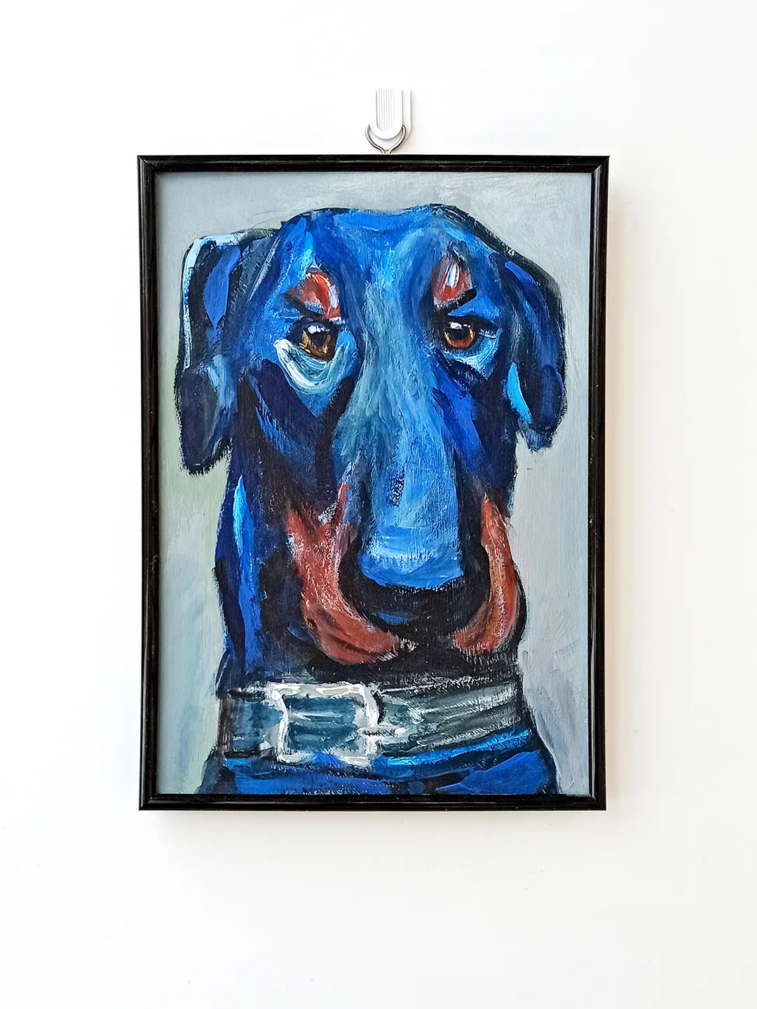 The Jagdterrier - The Painting Of A Good Hunting Dog. The original acrylic painting.