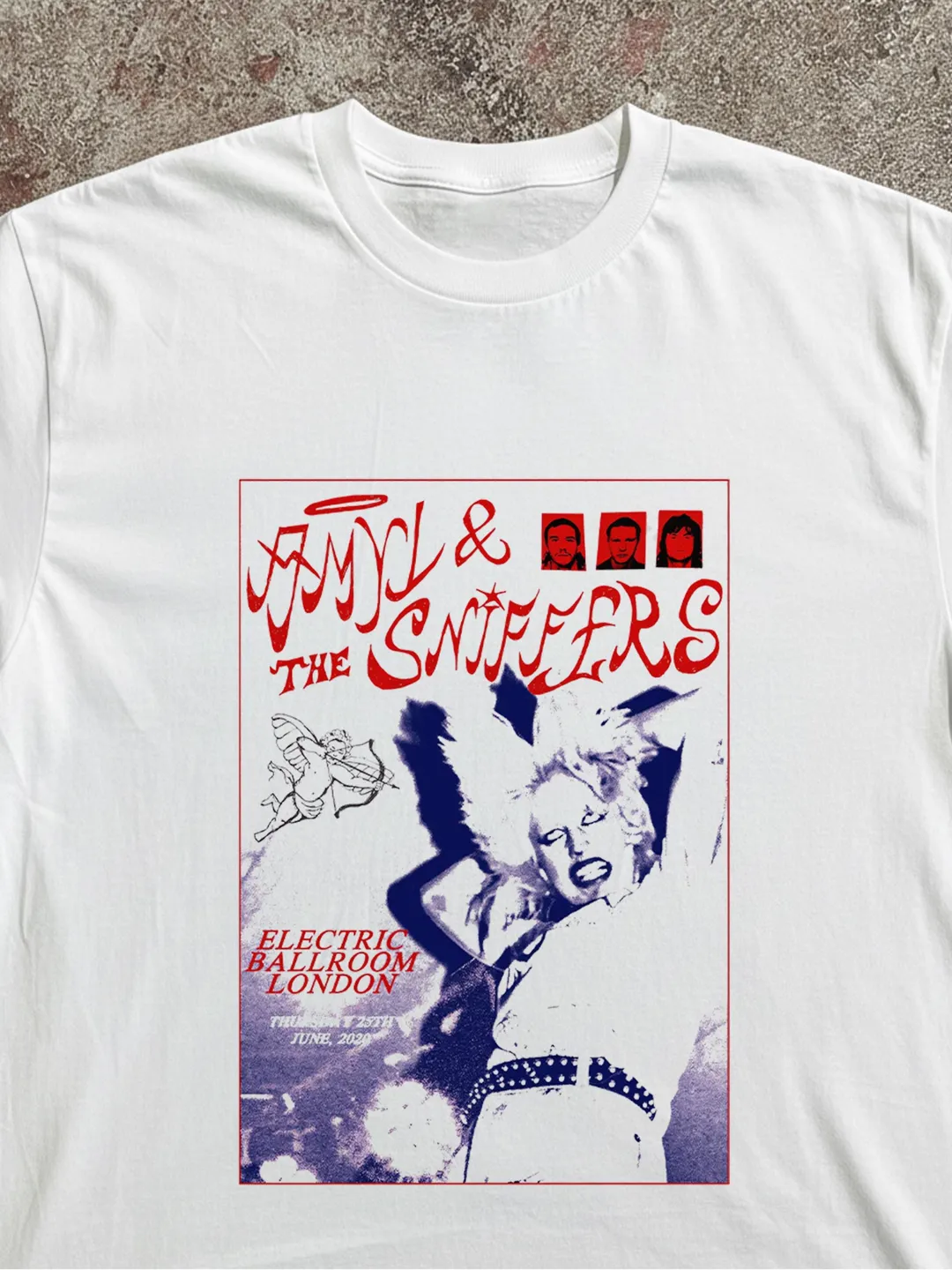 Amyl and The Sniffers Tee: Retro Punk Band Shirt (Electric Ballroom London)